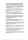 ATI RN Concept-Based Assessment Level 2 Online Practice A Exam with Rationales Graded A 2025