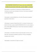 AP GOVERNMENT REVIEW SET&colon; Exam review terms&period; Updated 2025 &vert; COMPLETE QUESTIONS WITH 100&percnt; RATED CORRECT ANSWERS