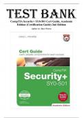 Test Bank for CompTIA Security&plus; SY0-501 Cert Guide&comma; Academic Edition&comma; 2nd edition by Dave Prowse