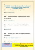 AVMG 3600 Exam 3 Questions and Correct Detailed  Answers &lpar;Verified Answers&rpar; &vert;&vert;Already Graded  A&plus;&vert;&vert;Newest Version