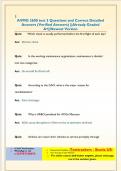 AVMG 3600 test 3 Questions and Correct Detailed Answers &lpar;Verified Answers&rpar; &vert;&vert;Already Graded A&plus;&vert;&vert;Newest Version
