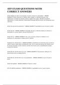ATF EXAM QUESTIONS WITH CORRECT ANSWERS&period;