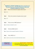 QASO&sol;TL STUDY GUIDE Questions and Correct  Detailed Answers &lpar;Verified Answers&rpar; &vert;&vert;Already  Graded A&plus;&vert;&vert;Newest Version