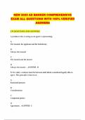 NEW 2025 AD BANKER COMPREHENSIVE EXAM ALL QUESTIONS WITH 100&percnt; VERIFIED ANSWERS