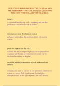 WGU C790 NURSING INFORMATICS OA EXAM AND  PRE ASSESSMENT &lpar; ACTUAL 2025&sol;2026&rpar; QUESTIONS  WITH 100&percnt; VERIFIED ANSWERS&sol; GRADED A&plus;