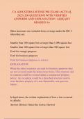 CA ADJUSTERS LICENSE PSI EXAM &lpar;ACTUAL  2025&rpar; 200 QUESTIONS WITH VERIFIED  ANSWERS AND EXPLANATION &sol; ALREADY  GRADED A&plus;