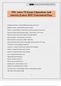 PSU Astro 7N Exam 2 Questions And Answers &vert;Latest 2025 &vert; Guaranteed Pass&period;