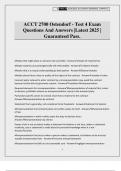 ACCT 2700 Ostendorf - Test 4 Exam Questions And Answers &vert;Latest 2025 &vert; Guaranteed Pass&period;