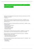 RBS Final Exam questions with complete solutions 2025