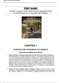TEST BANK FOR Financial Accounting&colon; Tools for Business Decision Making 10th Edition by Paul D&period; Kimmel&comma; Jerry J&period; Weygandt & Jill E&period; Mitchell &comma; ISBN&colon; 9781119791089 &vert;All Chapters Verified&vert; Guide A&plus;