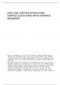 ASQ CQE Certification Exam Sample Questions