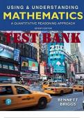 TEST BANK for Using & Understanding Mathematics&colon; A Quantitative Reasoning Approach 7th Edition by Jeffrey Bennett and William Briggs&period; All 12 Chapters&period; &lpar;complete Download&rpar;&period; 431 Pages&period;