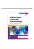 Test bank for clinical pharmacology 11th edition &lowbar;Susan M&period; ford ISBN 978-1496343567 &period; All chapters are fully covered and graded A&plus; &period; All answers are accompanied by their correct answers hence assures attaining of required pass mark&period;