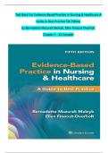 Test Bank For Evidence-Based Practice in Nursing & Healthcare A Guide to Best Practice 5th Edition by Bernadette Mazurek Melnyk&comma; Ellen Fineout-Overholt Chapter 1 - 23 Complet