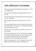 AESC 2050 Exam 2- UGA Kiepper Questions With Correct Answers