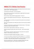 NWSA TTT-1 Written Test Practice Questions with correct Answers 2025&sol;2026&lpar; A&plus; GRADED 100&percnt; VERIFIED&rpar;&period;
