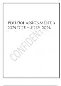Exam &lpar;elaborations&rpar; PDU3701