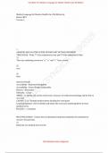 Test Bank For Medical Language for Modern Health Care 5th Edition By Rachel Basco&comma; Rhonna Krouse Adams&comma;David Allan&period; Full test bank with exam questions and verified answers&period; Graded A&plus;
