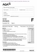 &period;2024 AQA GCSE PHYSICS 8463&sol;1F Paper 1 Foundation Tier Question Paper &plus; Mark Scheme &plus; Insert Actual 2024 AQA GCSE PHYSICS 8463&sol;1F Paper 1 Foundation Tier Merged Question Paper &plus; Mark Scheme &plus;  Insert
