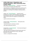LSTD 2106 Exam 2 Questions and Verified Answers&comma; 100- Guarantee Pass &lpar;Latest 2025&rpar;