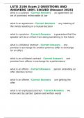 LSTD 2106 Exam 2 QUESTIONS AND ANSWERS 100- SOLVED &lpar;Newest 2025