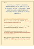 SANTA CLARA COUNTY PARAMEDIC  PROTOCOLS EXAM AND PRACTICE EXAM  NEWEST 2025 ACTUAL EXAM COMPLETE 200  QUESTIONS AND CORRECT DETAILED  ANSWERS &lpar;VERIFIED ANSWERS&rpar; &vert;ALREADY  GRADED A&plus;