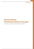 Psychodynamische therapie 24-25