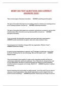 MGMT 380 TEST QUESTIONS AND CORRECT ANSWERS 2025&excl;&excl;