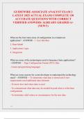 GUIDEWIRE ASSOCIATE ANALYST EXAM 2 LATEST 2025&sol; 2026 ACTUAL EXAM&vert; COMPLETE 130 REAL EXAM QUESTIONS AND CORRECT VERIFIED ANSWERS&sol; ALREADY GRADED A&plus; &lpar;NEW&excl;&excl;&rpar;