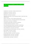 NCSSM Resource Guide With correct answers