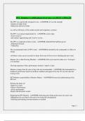 PFT Monitor Certification Overview LATEST UPDATE