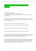 READ 346 Study Guide Questions and answers