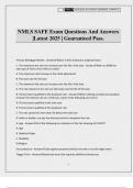 NMLS SAFE Exam Questions And Answers &vert;Latest 2025 &vert; Guaranteed Pass