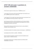 AFST 235 utk exam 1 questions & answers 2025&sol;2026
