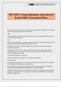 OP ATPL 1 Exam Questions And Answers &vert;Latest 2025 &vert; Guaranteed Pass&period;