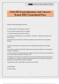 OAE 055 Exam Questions And Answers &vert;Latest 2025 &vert; Guaranteed Pass&period;