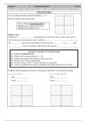 Algebra 1 LT 13