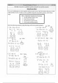Algebra 1 LT 14