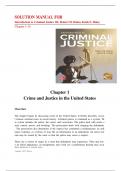 Solution Manual For Introduction To Criminal Justice 10e Robert M&period; Bohm&comma; Keith N&period; Haley  Chapter 1-14