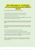 BSNC 5060 module 9 &plus; 10 UPDATED ACTUAL Exam Questions and CORRECT  Answers