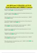 Avit 309 Exam 2 UPDATED ACTUAL Exam Questions and CORRECT Answers