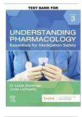 Understanding Pharmacology Essentials for Med Safety &lpar;3rd Ed&rpar; M&period; Linda Workman & LaCharity Test Bank 