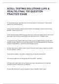 Xcel Testing Solutions Life Insurance Exam &ndash; TEST BANK 2025&sol;2026 Edition&colon; Comprehensive Practice Questions and Answers for Licensing Preparation&comma; Life Insurance Certification Review&comma; and Exam Success Guide