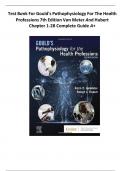 Test Bank For Gould's Pathophysiology for the Health Professions 7th Edition by Karin C&period; VanMeter&semi; Robert J Hubert &vert; Complete Guide&comma; Latest Update