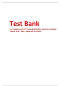  Test Bank for Fundamentals of Futures and Options Markets 9th Edition by John C&period; Hull &vert; All Chapters Questions & Answers with Solutions &vert; Derivatives&comma; Futures & Options Markets Review &vert; Latest 2026&sol;2027 Update &vert; Verified Questions & Answers &vert; Graded A&plus;