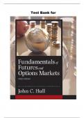 Test Bank for Fundamentals of Futures and Options Markets&comma; 9th Edition by John C&period; Hull &vert; 2025&sol;2026 Finance & Risk Management Exam Prep &vert; Complete Questions & Answers PDF