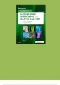 Bontrager&rsquo;s 9th Edition Test Bank &ndash; Latest Updated Questions & Answers &vert; Complete Guide to Radiographic Positioning & Anatomy