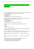 AALSO Exam 1 Questions with correct Answers &lpar;Accurate&rpar;