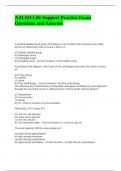 AALSO Life Support Practice Exam Questions and Answers &lpar;Graded A&rpar;
