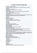 ATI Pharm Final Exam Study Guide